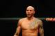Aug. 7, 2010; Oakland, CA, USA; UFC fighter Ben Saunders during the welterweight bout in UFC 117 at the Oracle Arena. Mandatory Credit: Mark J. Rebilas-US PRESSWIRE