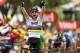 BRIVE-LA-GAILLARDE, FRANCE - JULY 20: Mark Cavendish of Great Britain and SKY Procycling celebrates winning stage eighteen of the 2012 Tour de France from Blagnac to Brive-la-Gaillarde on July 20, 2012 in Brive-la-Gaillarde, France. (Photo by Bryn Lennon/Getty Images)
