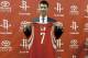 HOUSTON, TX - JULY 19: Jeremy Lin of the Houston Rockets displays his jersey during a press conference at Toyota Center on July 19, 2012 in Houston, Texas. (Photo by Bob Levey/Getty Images)