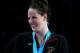 OMAHA, NE - JULY 01: Missy Franklin celebrates as she participates in the medal ceremony for the Women's 200 m Backstroke during Day Seven of the 2012 U.S. Olympic Swimming Team Trials at CenturyLink Center on July 1, 2012 in Omaha, Nebraska. (Photo by Al Bello/Getty Images)
