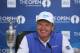LYTHAM ST ANNES, ENGLAND - JULY 22: New Open Champion Ernie Els of South Africa speaks to the media after winning the 141st Open Championship at Royal Lytham & St. Annes Golf Club on July 22, 2012 in Lytham St Annes, England. (Photo by Andrew Redington/Getty Images)