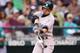 SEATTLE, WA - JULY 23: Ichiro Suzuki #31 of the the New York Yankees singles against the Seattle Mariners at Safeco Field on July 23, 2012 in Seattle, Washington. (Photo by Otto Greule Jr/Getty Images)