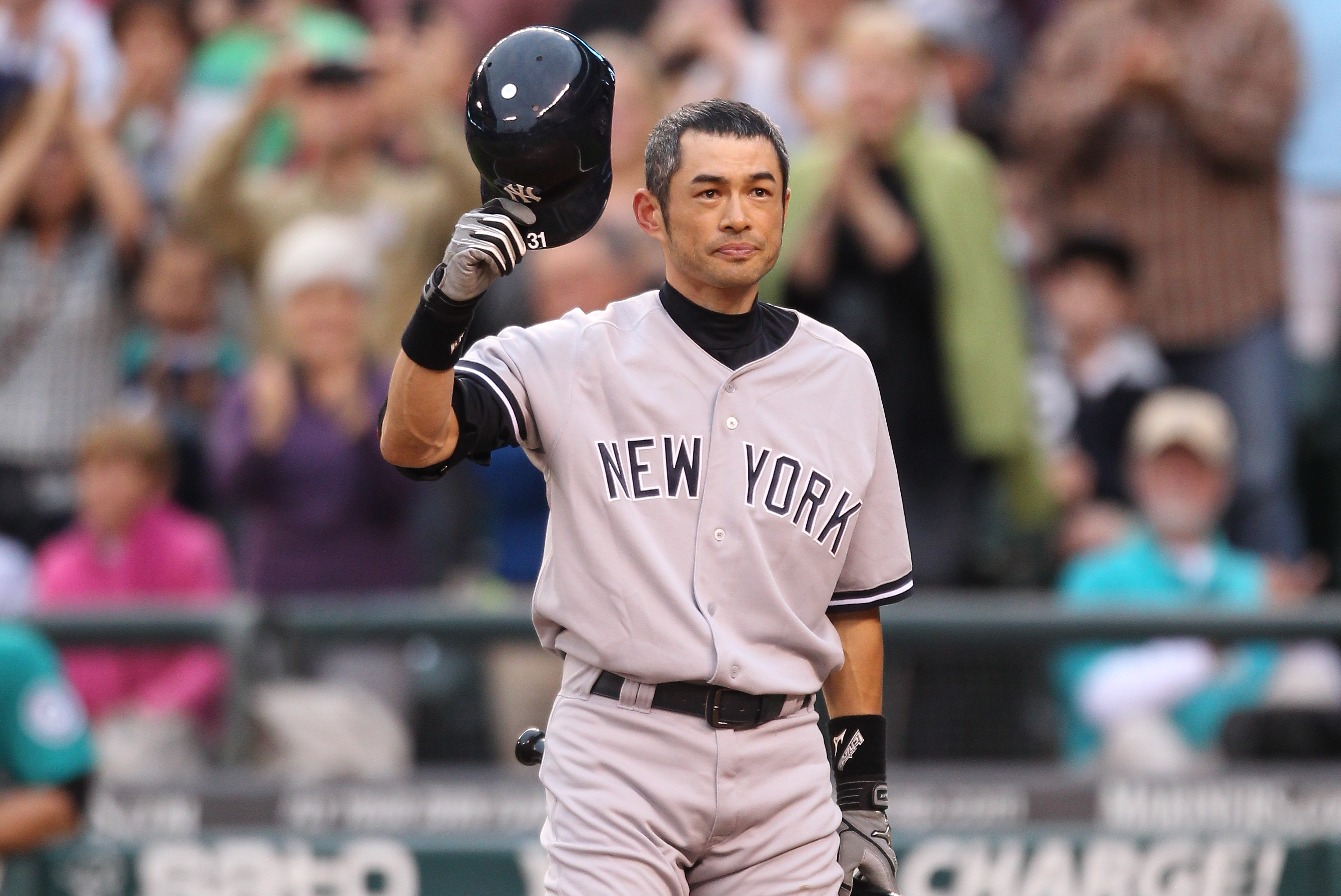 2013 Ichiro Suzuki Game Worn New York Yankees Jersey with Ichiro