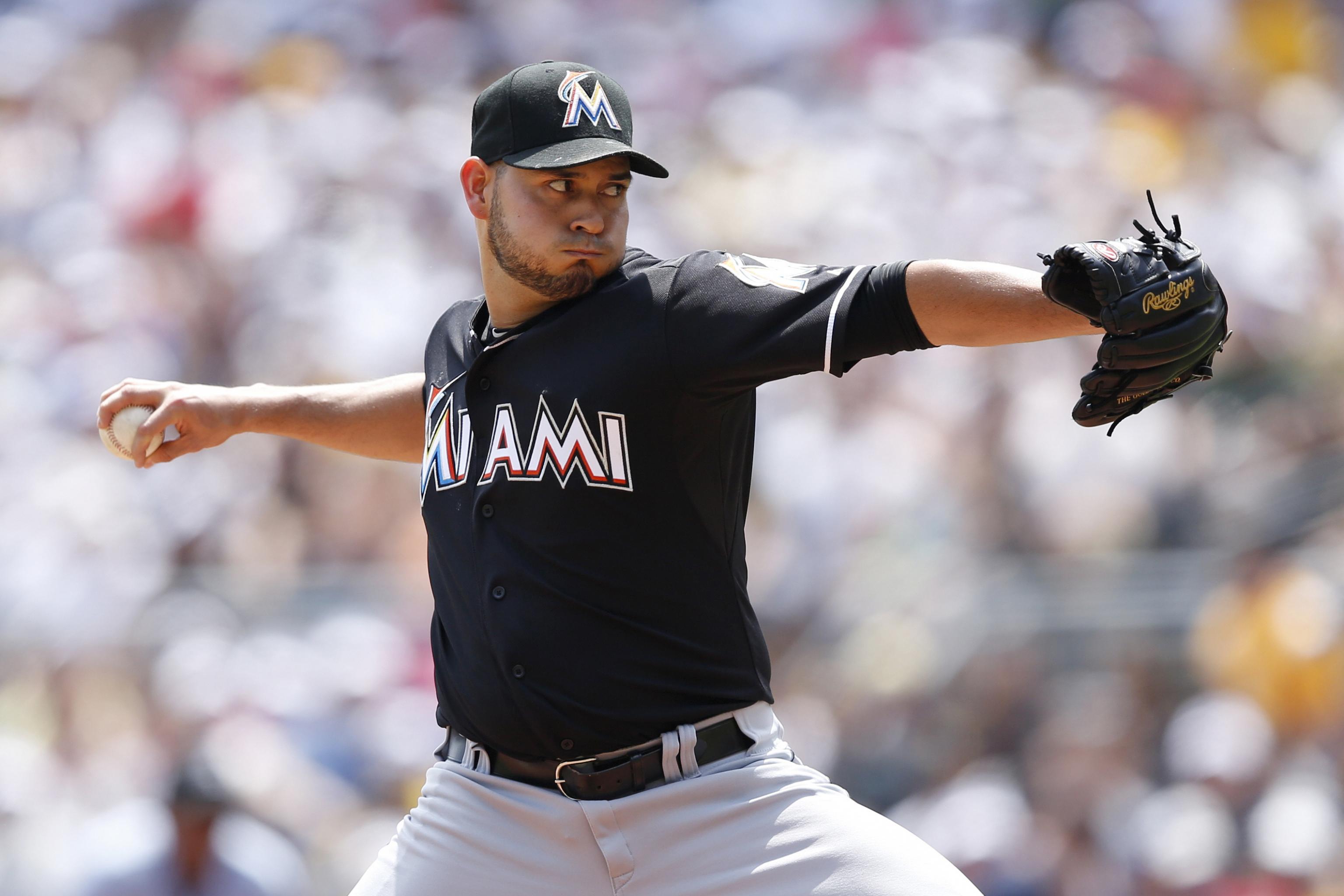 Florida marlins pitcher dontrelle willis hi-res stock photography