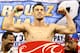 LAS VEGAS - JULY 30: Robert Guerrero poses on the scale during the official weigh-in for his junior welterweight fight against Joel Casamayor at the Mandalay Bay Events Center July 30, 2010 in Las Vegas, Nevada. (Photo by Ethan Miller/Getty Images)