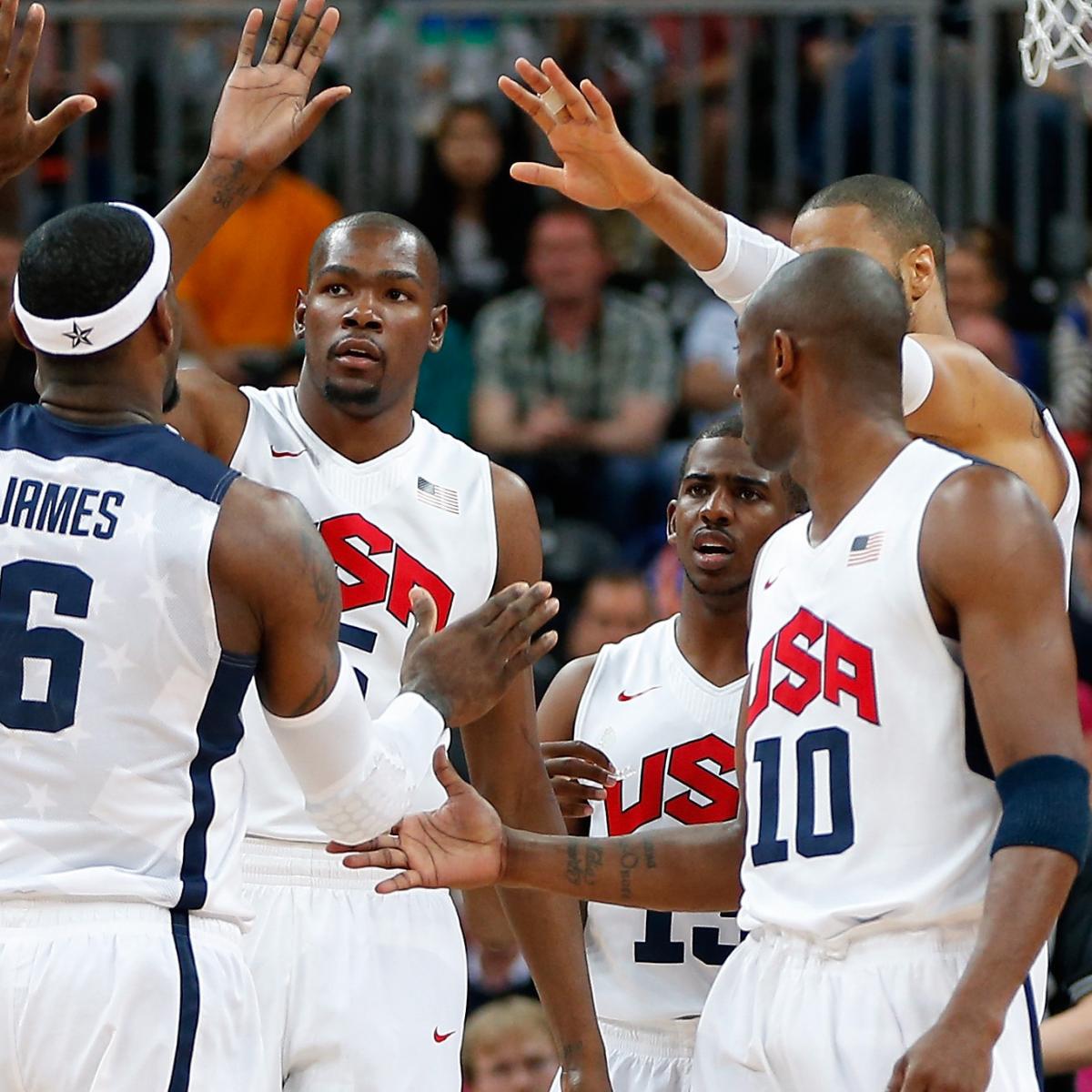 The Evolution of the Team USA Basketball Jersey - stack