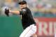 PITTSBURGH, PA - JULY 20: Kevin Correia #29 of the Pittsburgh Pirates pitches against the Miami Marlins on July 20, 2012 at PNC Park in Pittsburgh, Pennsylvania. (Photo by Joe Sargent/Getty Images)