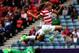 GLASGOW, SCOTLAND - JULY 28: Alex Morgan of USA jumps over Sandra Sepulveda of Columbia during the Women's Football first round Group G match between United States and Colombia on Day 1 of the London 2012 Olympic Games at Hampden Park on July 28, 2012 in Glasgow, Scotland. (Photo by Stanley Chou/Getty Images)