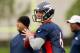 ENGLEWOOD, CO - MAY 11: Quarterback Brock Osweiler #6 of the Denver Broncos throws the ball during rookie camp at Dove Valley on May 11, 2012 in Englewood, Colorado. (Photo by Justin Edmonds/Getty Images)