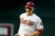 PHOENIX, AZ - JUNE 05: Lyle Overbay #37 of the Arizona Diamondbacks rounds the bases following a two-run home run by teammate Aaron Hill #2 during the second inning of a MLB game against the Colorado Rockies at Chase Field on June 5, 2012 in Phoenix, Arizona. (Photo by Ralph Freso/Getty Images)