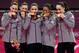 LONDON, ENGLAND - JULY 31: Mc Kayla Maroney, Kyla Ross, Alexandra Raisman, Gabrielle Douglas and Jordyn Wieber of the United States celebrate after winning the gold medal in the Artistic Gymnastics Women's Team final on Day 4 of the London 2012 Olympic Games at North Greenwich Arena on July 31, 2012 in London, England. (Photo by Jamie Squire/Getty Images)