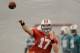 June 19, 2012; Davie, FL, USA; Miami Dolphins quarterback Ryan Tannehill (17) throws a pass during mini camp practice at the Dolphins training facility. Mandatory Credit: Steve Mitchell-US PRESSWIRE