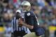 SOUTH BEND, IN - OCTOBER 29: Tommy Rees #11 of the Notre Dame Fighting Irish looks for a receiver against the Navy Midshipmen at Notre Dame Stadium on October 29, 2011 in South Bend, Indiana. Notre Dame defeated Navy 56-14. (Photo by Jonathan Daniel/Getty Images)