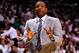 MIAMI, FL - MAY 28: Head coach Doc Rivers of the Boston Celtics reacts against the Miami Heat in Game One of the Eastern Conference Finals in the 2012 NBA Playoffs on May 28, 2012 at American Airlines Arena in Miami, Florida. NOTE TO USER: User expressly acknowledges and agrees that, by downloading and or using this photograph, User is consenting to the terms and conditions of the Getty Images License Agreement. (Photo by Mike Ehrmann/Getty Images)