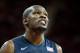 LONDON, ENGLAND - JULY 31: Kevin Durant #5 of United States looks on during the Men's Basketball Preliminary Round match on Day 4 of the London 2012 Olympic Games at Basketball Arena on July 31, 2012 in London, England. (Photo by Christian Petersen/Getty Images)