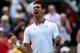 LONDON, ENGLAND - AUGUST 02: Novak Djokovic of Serbia celebrates after defeating Jo-Wilfried Tsonga of France in the Quarterfinal of Men's Singles Tennis on Day 6 of the London 2012 Olympic Games at Wimbledon on August 2, 2012 in London, England. (Photo by Clive Brunskill/Getty Images)