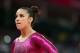 LONDON, ENGLAND - AUGUST 02: Alexandra Raisman of the United States looks on in the Artistic Gymnastics Women's Individual All-Around final on Day 6 of the London 2012 Olympic Games at North Greenwich Arena on August 2, 2012 in London, England. (Photo by Ronald Martinez/Getty Images)