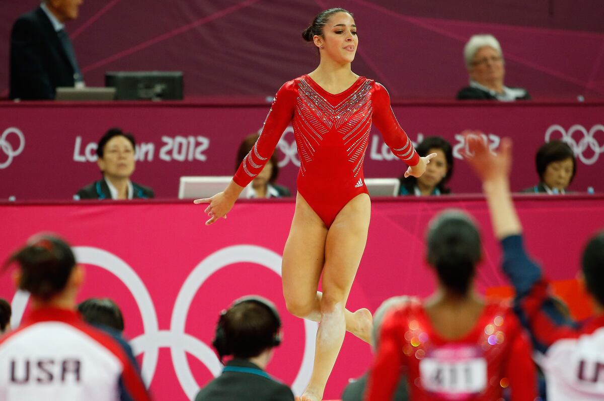Women's Gymnastics 2012 Aly Raisman and the Top 5 Olympic Floor