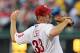 PHILADELPHIA, PA - JULY 24: Cliff Lee #33 of the Philadelphia Phillies delivers a pitch during the game against the Milwaukee Brewers at Citizens Bank Park on July 24, 2012 in Philadelphia, Pennsylvania. (Photo by Drew Hallowell/Getty Images)