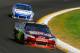 LONG POND, PA - AUGUST 05: Jeff Gordon, driver of the #24 Drive to End Hunger Chevrolet, leads Carl Edwards, driver of the #99 Fastenal Ford, during the NASCAR Sprint Cup Series Pennsylvania 400 at Pocono Raceway on August 5, 2012 in Long Pond, Pennsylvania. (Photo by Jared C. Tilton/Getty Images)