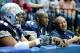 Feb 25, 2011; Allen, TX USA; Allen Wranglers wide receiver Terrell Owens (81) watches as his team takes on the Wichita Wild during the second quarter at the Allen Events Center. Mandatory Credit: Jerome Miron-US PRESSWIRE