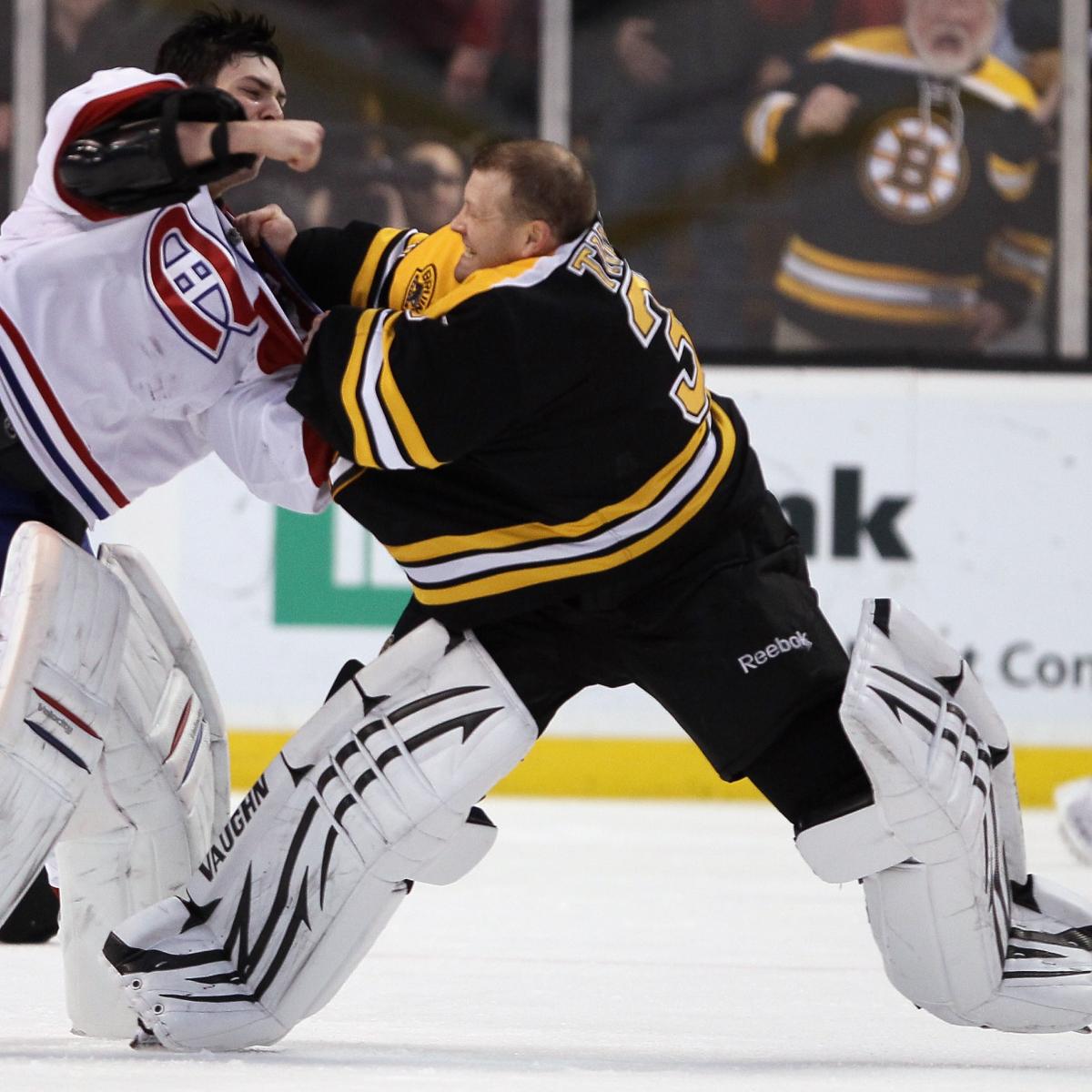 50 Most Entertaining Hockey Fights of AllTime News, Scores