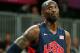 LONDON, ENGLAND - AUGUST 04: Kobe Bryant #10 of United States watches a free throw shot during the Men's Basketball Preliminary Round match against Lithuania on Day 8 of the London 2012 Olympic Games at the Basketball Arena on August 4, 2012 in London, England. (Photo by Christian Petersen/Getty Images)
