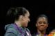 LONDON, ENGLAND - JULY 31: Jordyn Wieber, Gabrielle Douglas, Mc Kayla Maroney, Alexandra Raisman and Kyla Ross of the United States celebrate on the podium after winning the gold medal in the Artistic Gymnastics Women's Team final on Day 4 of the London 2012 Olympic Games at North Greenwich Arena on July 31, 2012 in London, England. (Photo by Jamie Squire/Getty Images)