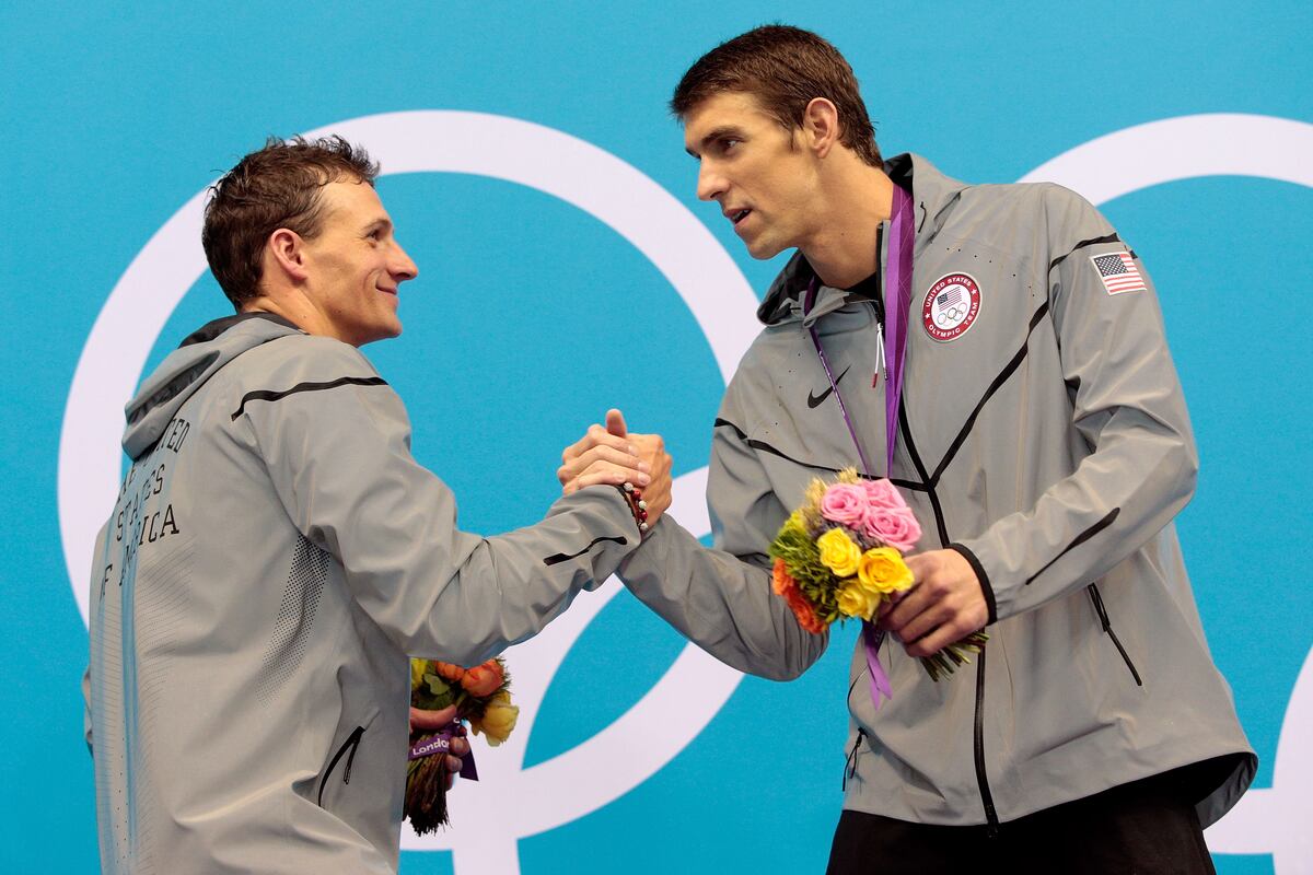 Michael Phelps and Ryan Lochte Hit London, Who Takes Olympic Gold in