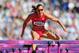 LONDON, ENGLAND - AUGUST 06: Lolo Jones of the United States competes in the Women's 100m Hurdles heat on Day 10 of the London 2012 Olympic Games at the Olympic Stadium on August 6, 2012 in London, England. (Photo by Stu Forster/Getty Images)