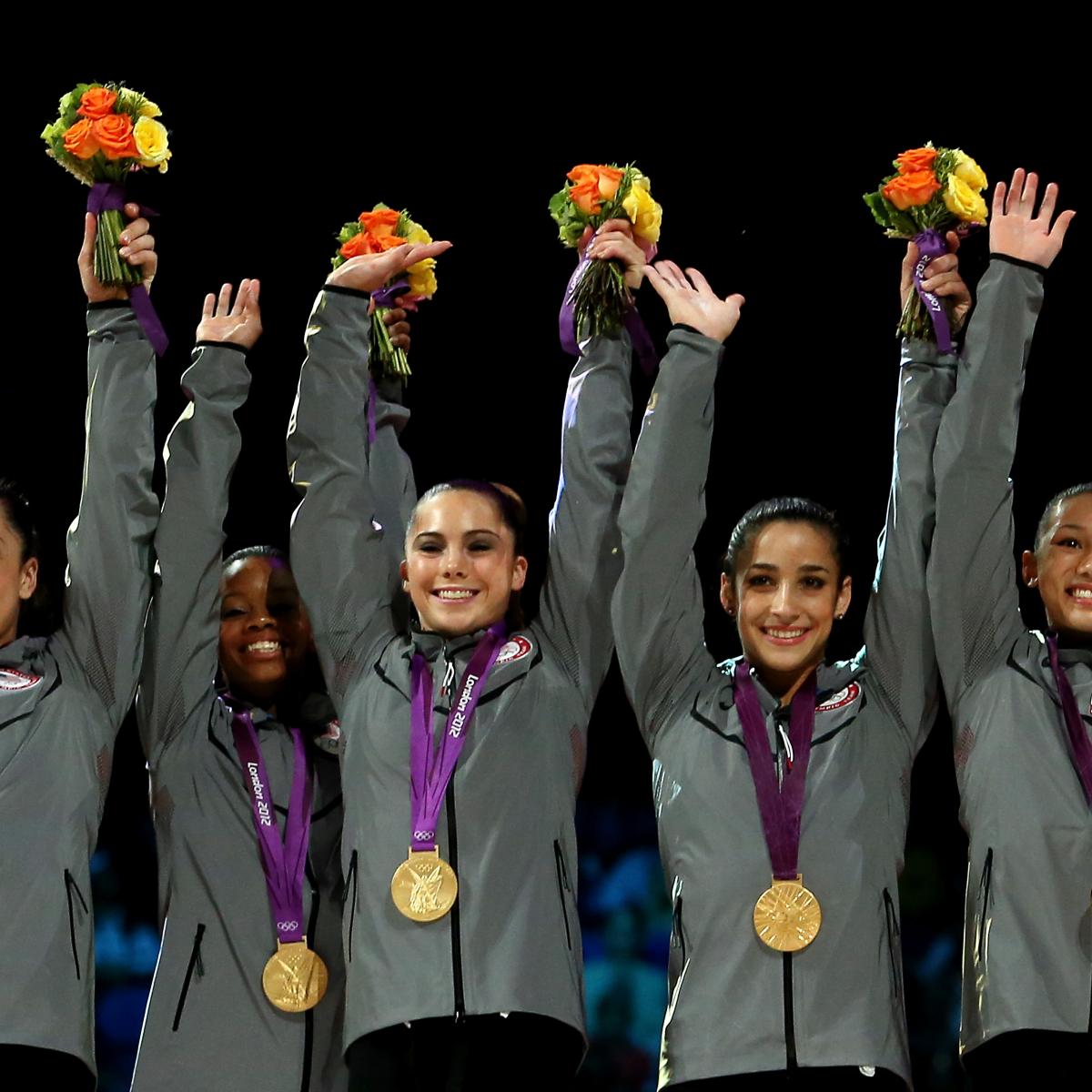 Us Women S Gymnastics Team Recapping London Olympics For Fab 5 Bleacher Report Latest News Videos And Highlights