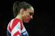 LONDON, ENGLAND - AUGUST 07: Jordyn Wieber of the United States of America reacts after she competes during the Artistic Gymnastics Women's Floor Exercise final on Day 11 of the London 2012 Olympic Games at North Greenwich Arena on August 7, 2012 in London, England. (Photo by Ronald Martinez/Getty Images)