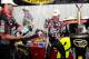 LONG POND, PA - AUGUST 05: Jeff Gordon, driver of the #24 Drive to End Hunger Chevrolet, celebrates in Victory Lane after winning the NASCAR Sprint Cup Series Pennsylvania 400 at Pocono Raceway on August 5, 2012 in Long Pond, Pennsylvania. (Photo by Geoff Burke/Getty Images for NASCAR)