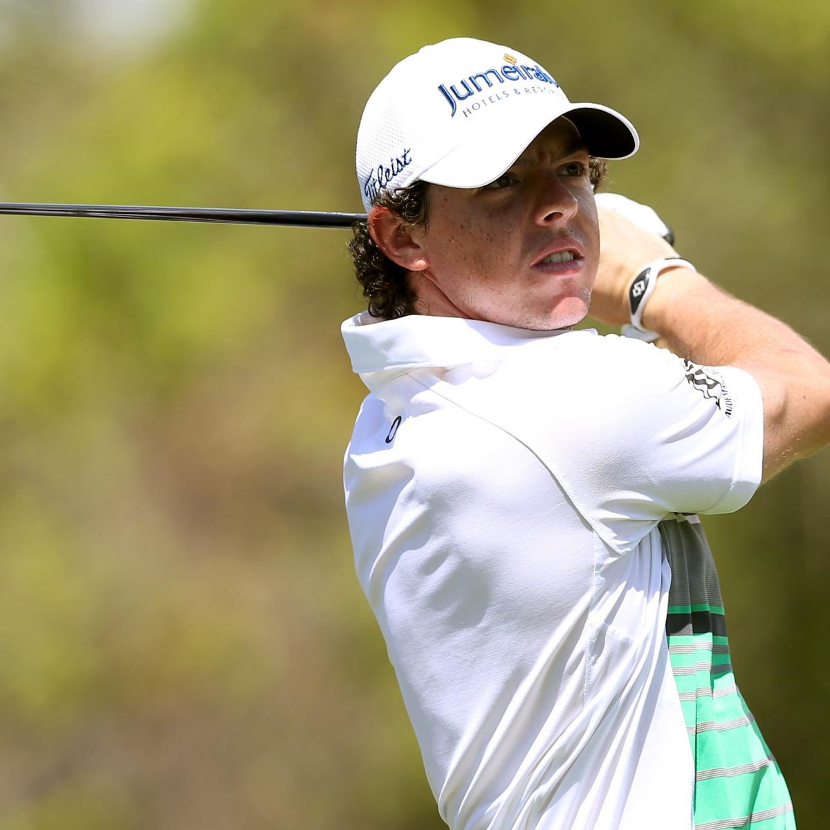 what time is rory mcilroy teeing off today