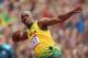 LONDON, ENGLAND - AUGUST 07: Usain Bolt of Jamaica reacts after competing in the Men's 200m Round 1 Heats on Day 11 of the London 2012 Olympic Games at Olympic Stadium on August 7, 2012 in London, England. (Photo by Streeter Lecka/Getty Images)