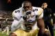 ATLANTA, GA - OCTOBER 29: Stephen Hill #5 of the Georgia Tech Yellow Jackets against the Clemson Tigers at Bobby Dodd Stadium on October 29, 2011 in Atlanta, Georgia. (Photo by Kevin C. Cox/Getty Images)
