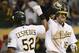 The new bash brothers, Reddick and Cespedes, have combined for 39 home runs this year.