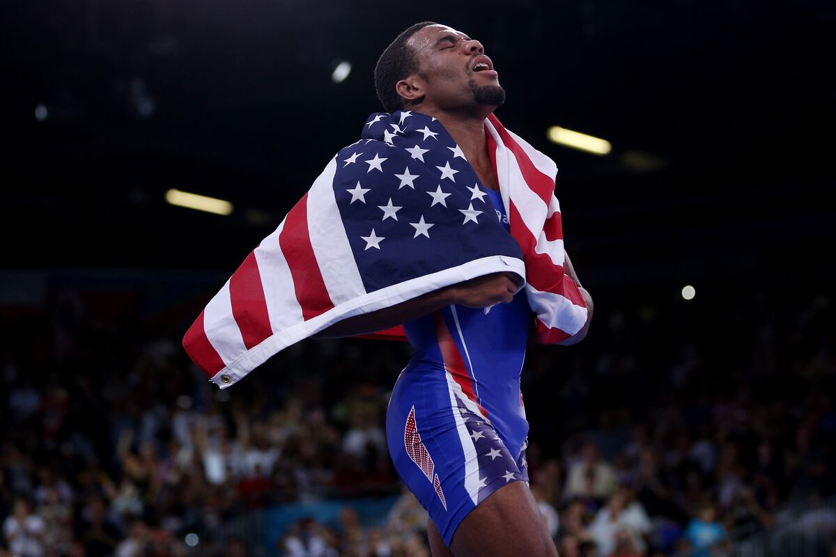Olympic Wrestling 2012 Jordan Burroughs Only US Man to Win in Fighting