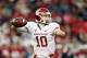 PALO ALTO, CA - OCTOBER 23: Jeff Tuel #10 of the Washington State Cougars passes the ball against the Stanford Cardinal at Stanford Stadium on October 23, 2010 in Palo Alto, California. (Photo by Ezra Shaw/Getty Images)