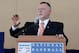 COOPERSTOWN, NY - JULY 24: Bert Blyleven gives his speech at Clark Sports Center during the Baseball Hall of Fame induction ceremony on July 24, 2011 in Cooperstown, New York. Blyleven finished his 22 season career with 3,701 strikeouts (fifth on the all-time list) and 287 wins including 60 shutouts and 242 complete games. (Photo by Jim McIsaac/Getty Images)