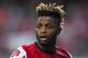 SO KON PO, HONG KONG - JULY 29: Alex Song of Arsenal FC looks on during the pre-season Asian Tour friendly match between Kitchee FC and Arsenal at Hong Kong Stadium on July 29, 2012 in Hong Kong. (Photo by Victor Fraile/Getty Images)