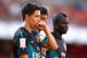 LONDON, ENGLAND - JULY 30: Samir Nasri, Carlos Vela and Emmanuel Frimpong of Arsenal look on during the Emirates Cup match between Arsenal and Boca Juniors at the Emirates Stadium on July 30, 2011 in London, England. (Photo by Richard Heathcote/Getty Images)