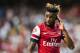 SO KON PO, HONG KONG - JULY 29: Alex Song of Arsenal FC reacts during the pre-season Asian Tour friendly match between Kitchee FC and Arsenal at Hong Kong Stadium on July 29, 2012 in Hong Kong. (Photo by Victor Fraile/Getty Images)