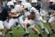 April 21, 2012; University Park, PA, USA; Penn State Nittany Lions tailback Bill Belton (5) runs for a first down in the first half during the spring game at Beaver Stadium. Mandatory Credit: Rob Christy-US PRESSWIRE