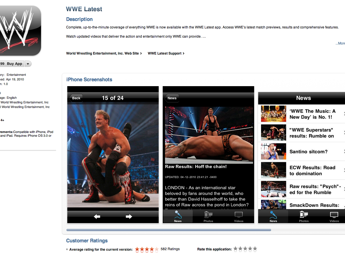 top 10 wwe games for ios