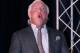 CONCORD, NC - JANUARY 20: Former American Professional Wrestler Ric Flair performs his famous yell 'Wooooo!', for the media during the NASCAR Sprint Media Tour hosted by Charlotte Motor Speedway, held at the Embassy Suites, on January 20, 2010 in Concord, North Carolina. (Photo by Jason Smith/Getty Images)