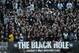 Jan 1, 2012, Oakland, CA, USA; Oakland Raiders fans in the Black Hole react during the game against the San Diego Chargers at the O.co Coliseum. The Chargers defeated the Raiders 38-26. Mandatory Credit: Kirby Lee/Image of Sport-US PRESSWIRE