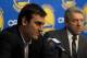 Mar 16, 2012; Oakland, CA, USA; Golden State Warriors center Andrew Bogut talks during an introductory press conference before the game against the Milwaukee Bucks at Oracle Arena. Mandatory Credit: Jason O. Watson-US PRESSWIRE