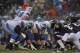 BALTIMORE - DECEMBER 13: The Detroit Lions offense awaits the snap during the game against the Baltimore Ravens at M&T Bank Stadium on December 13, 2009 in Baltimore, Maryland. The Ravens defeated the Lions 48-3. (Photo by Larry French/Getty Images)