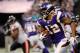MINNEAPOLIS, MN - JANUARY 1: Percy Harvin #12 of the Minnesota Vikings carries the ball during the game against the Chicago Bears on January 1, 2012 at Mall of America Field at the Hubert H. Humphrey Metrodome in Minneapolis, Minnesota. (Photo by Hannah Foslien/Getty Images)
